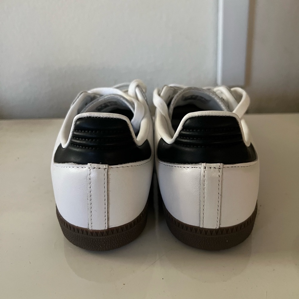 Adidas Samba Black White Grey Size 7.5 - Picture 4 of 5